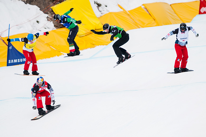 Ken-Vuagnoux-lors-une-competition Ken Vuagnoux a participé à ses premiers Jeux Olympiques en 2018 à Pyeongchan