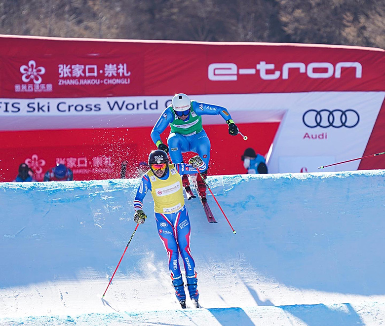 Romain-Mari-ski-cross Romain Mari démarre le ski cross à 19 ans