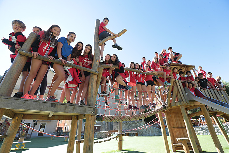 Élèves sections sportives du Collège Jean Franco