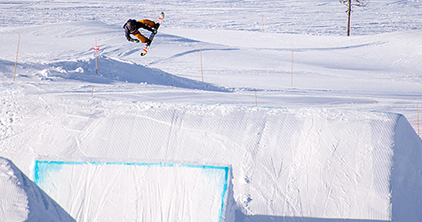 Le bigair en snowboard